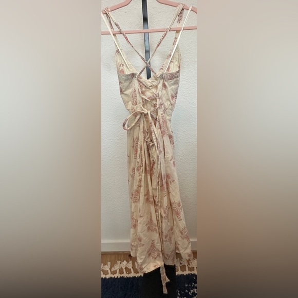 Pamela Love | Pomegranate Printed Tie Back Dress - Picture 4 of 5